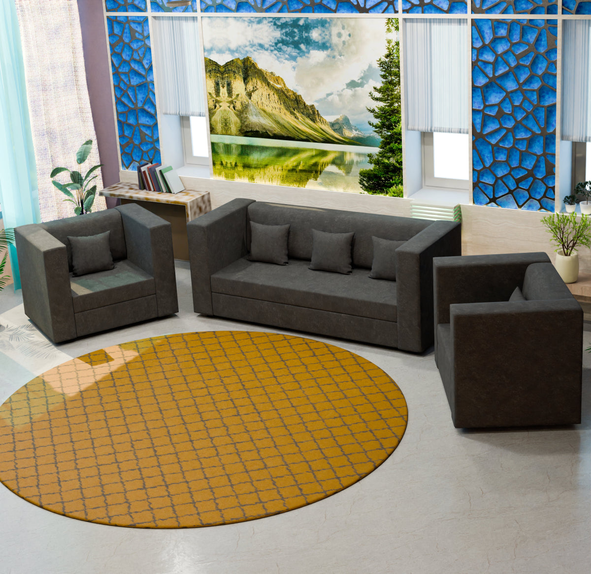 Chic Nest Series Fabric Sofa - Sekar Lifestyle