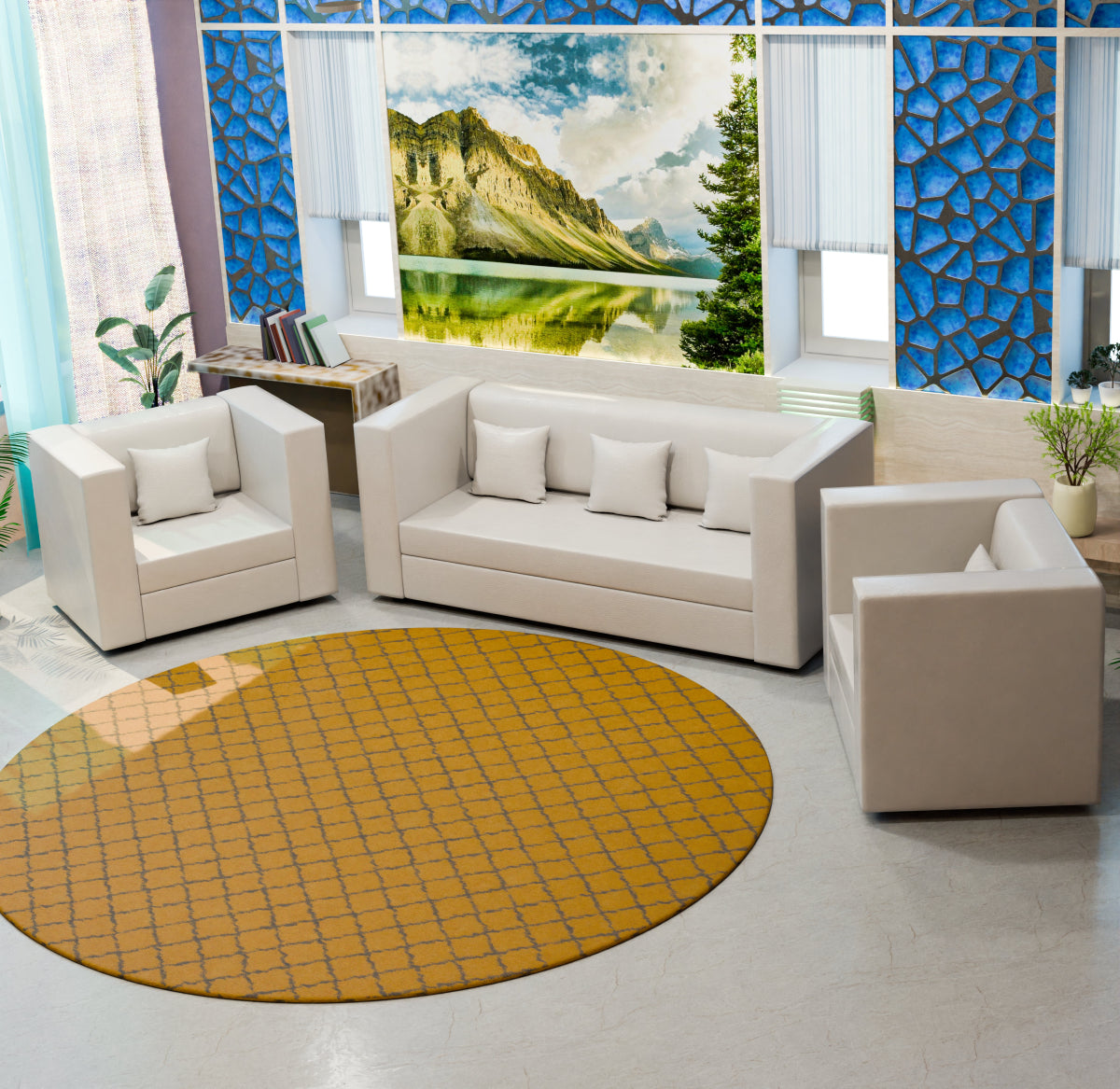 Chic Nest Series Leatherette Sofa - Sekar Lifestyle