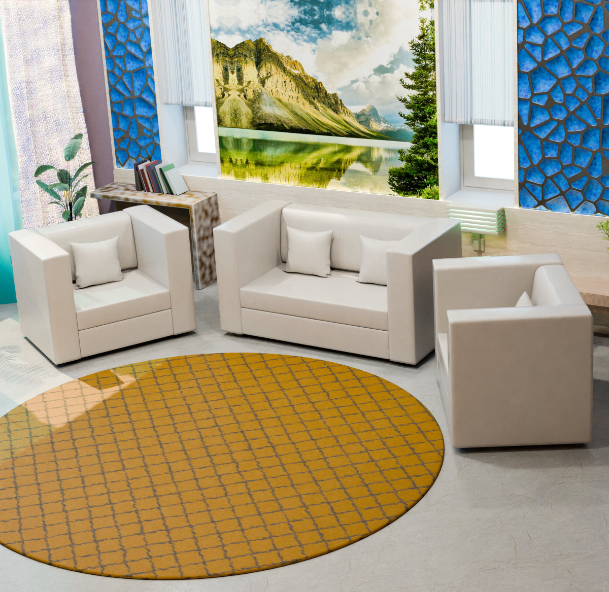 Chic Nest Series Leatherette Sofa - Sekar Lifestyle