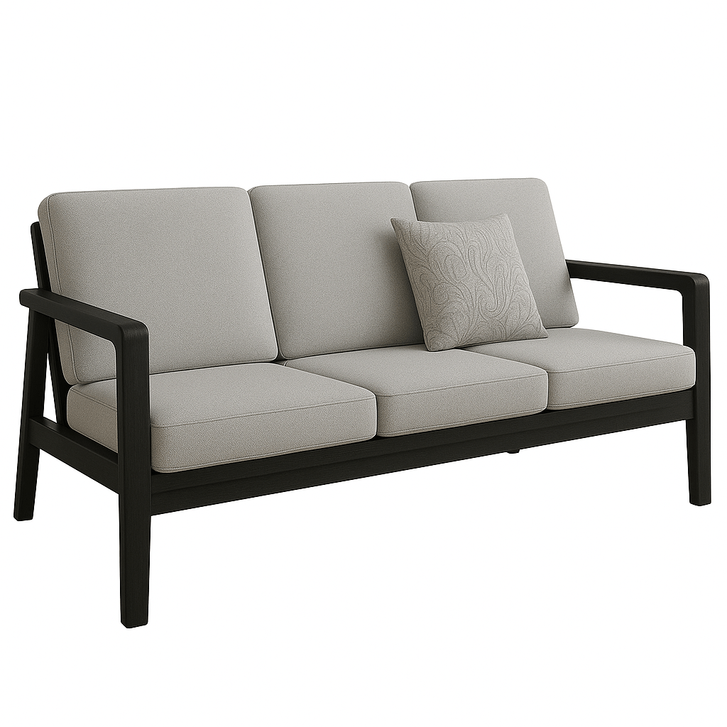 Chola Heritage Series – Luxury Handcrafted Wooden Sofa - Sekar Lifestyle
