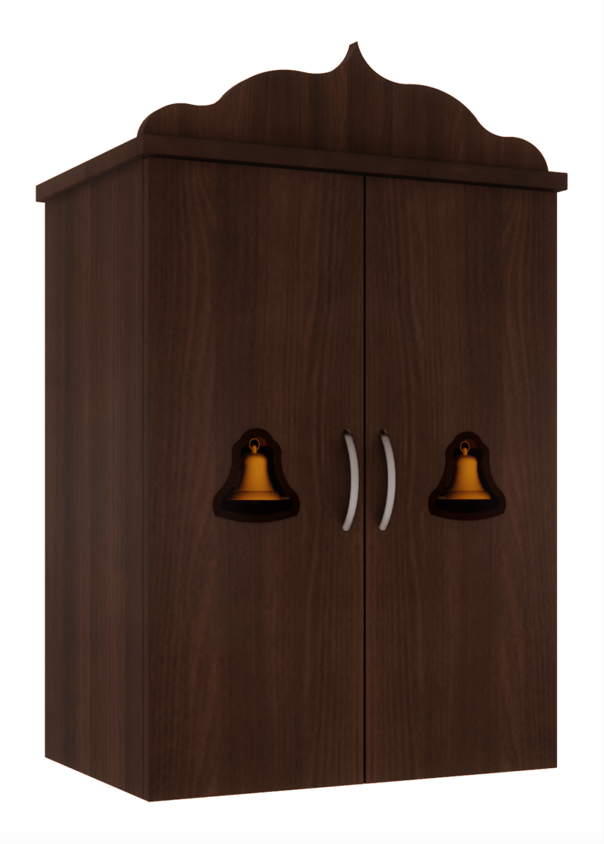 Pooja Stand (2 x 1.5 Feet, Dark Brown) - Sekar Lifestyle