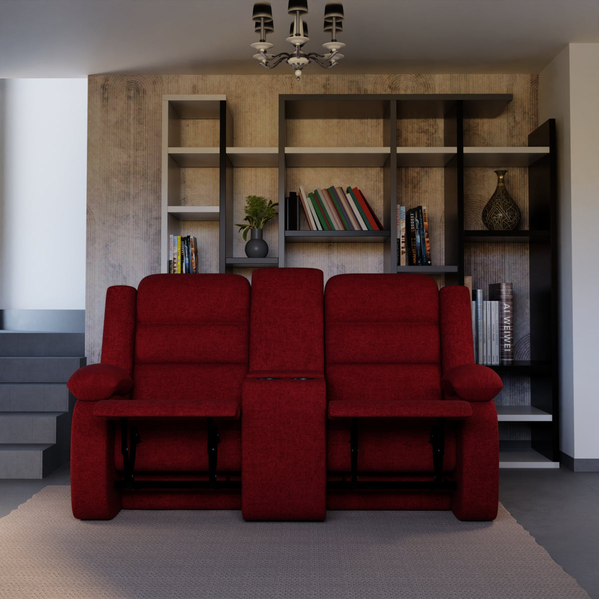 Two Seater Fabric Recliner Series - Sekar Lifestyle