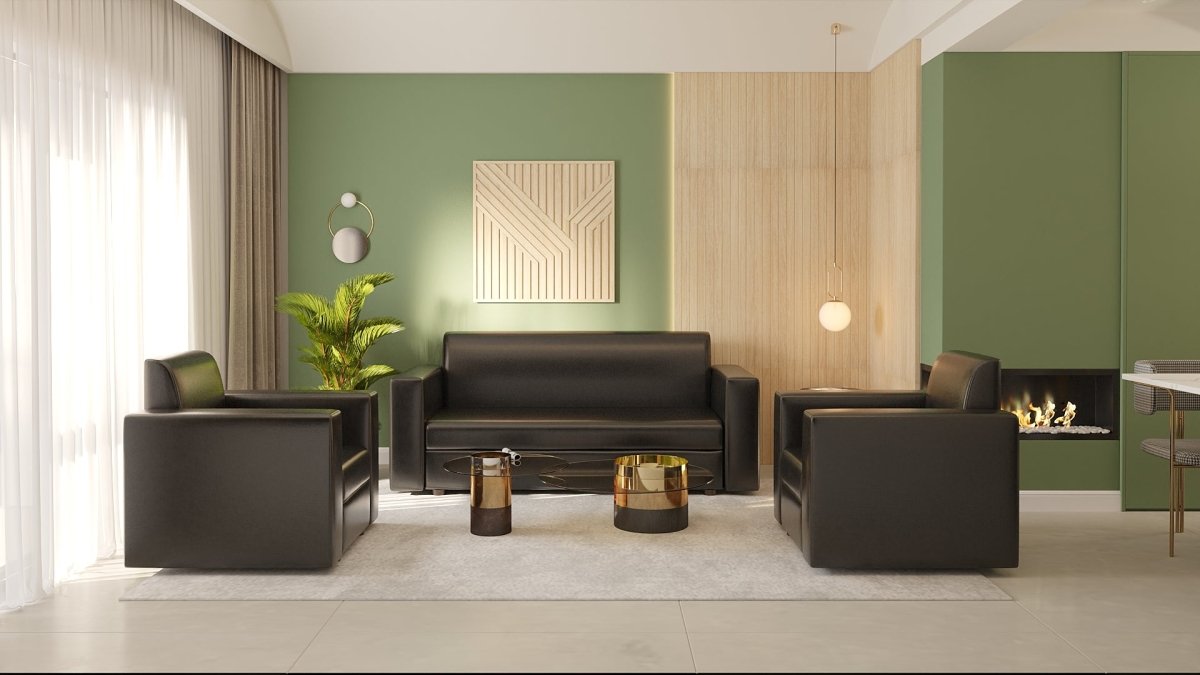 Couch Series Leatherette Sofa - Sekar Lifestyle