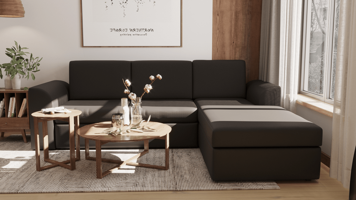Lounge Series LHS Fabric Sofa Set - Sekar Lifestyle