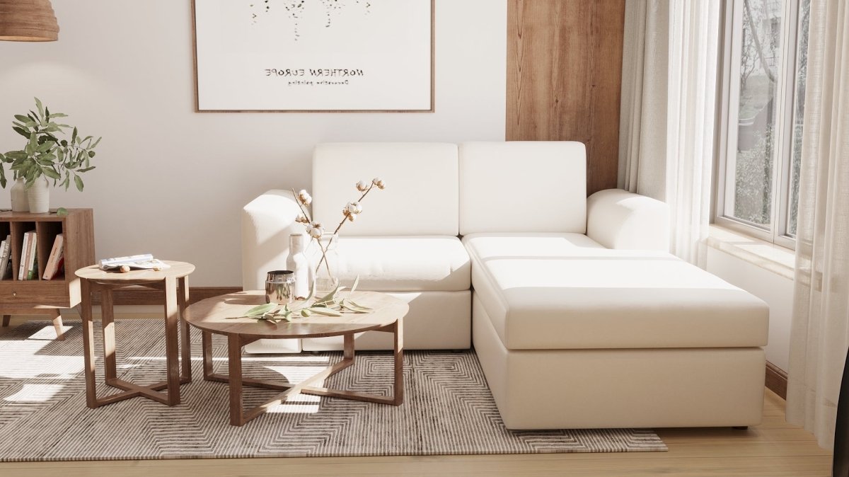 Lounge Series LHS Leatherette Sofa Set - Sekar Lifestyle