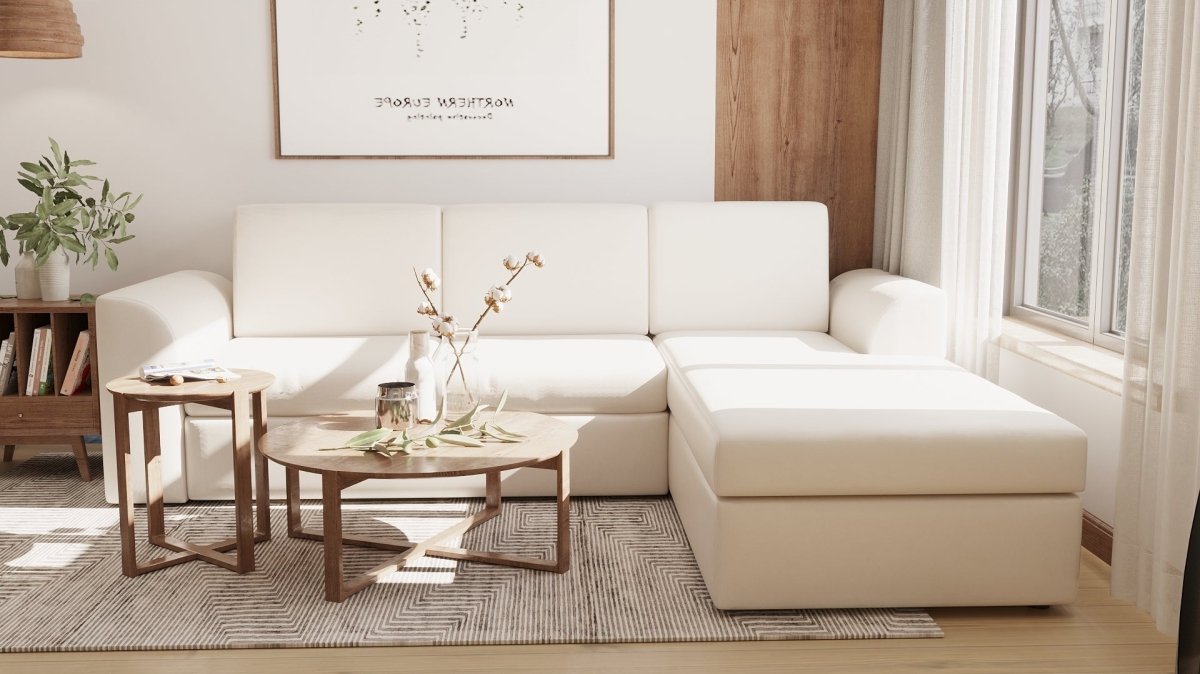 Lounge Series LHS Leatherette Sofa Set - Sekar Lifestyle