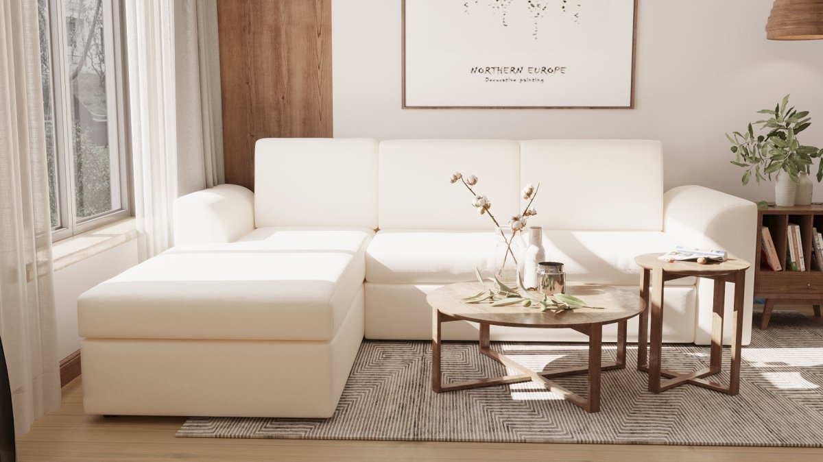 Lounge Series RHS Fabric Sofa Set - Sekar Lifestyle