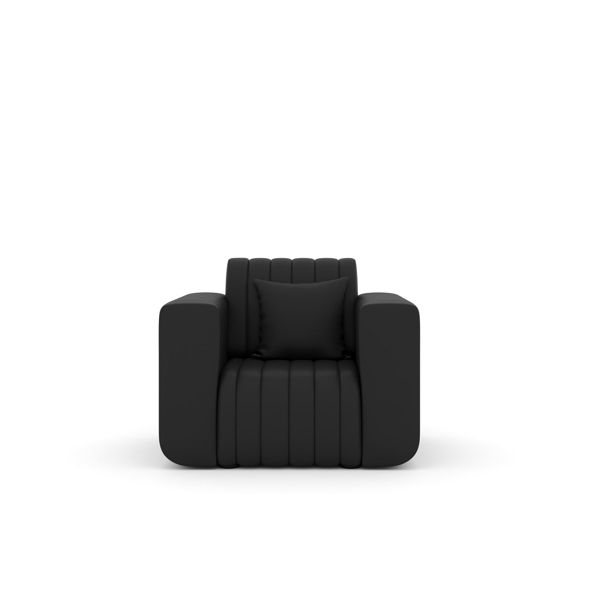 Luxury Series with Fiberfill Pillows Leatherette Sofa Set - Sekar Lifestyle