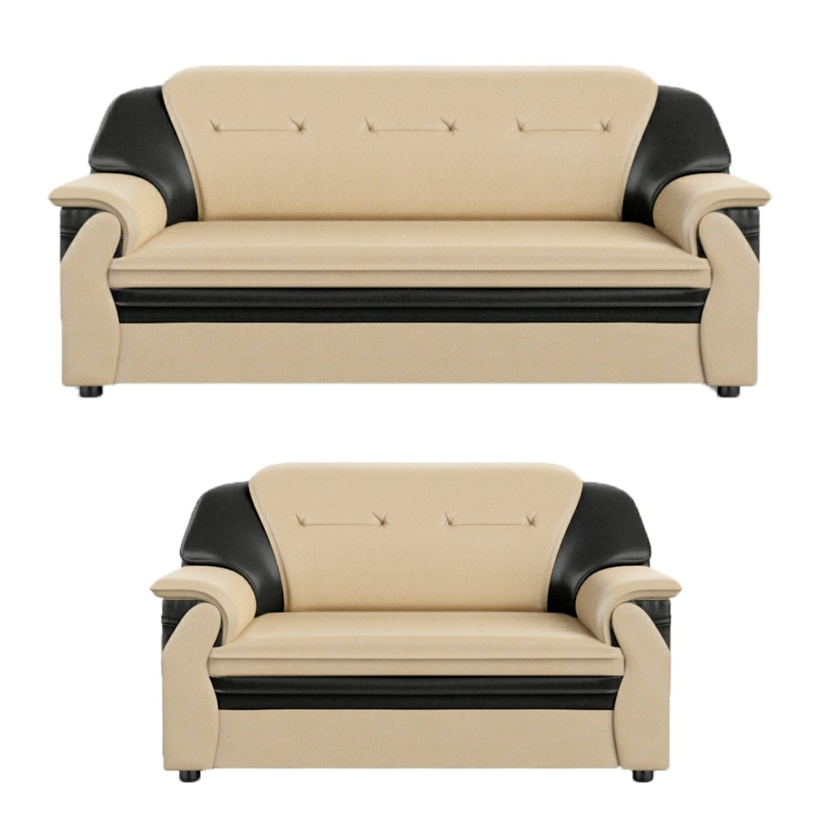Polyurethane Large Series Leatherette Sofa Set - Sekar Lifestyle