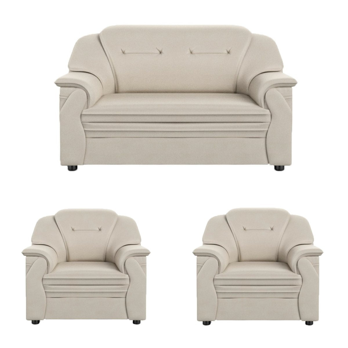 Polyurethane Large Series Leatherette Sofa Set - Sekar Lifestyle