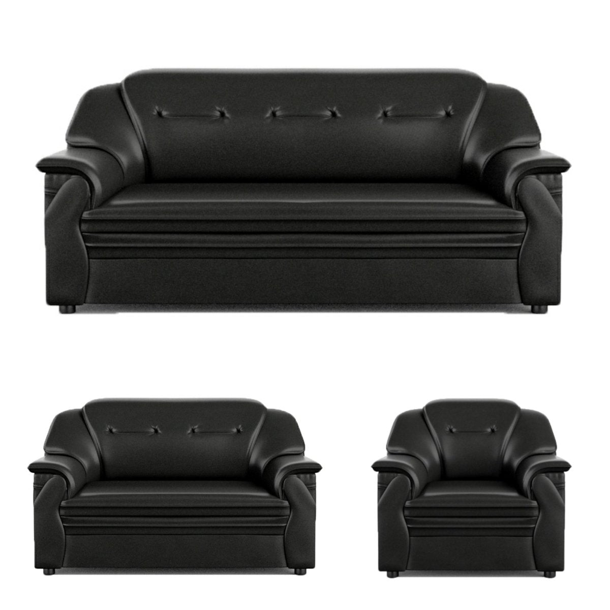Polyurethane Large Series Leatherette Sofa Set - Sekar Lifestyle