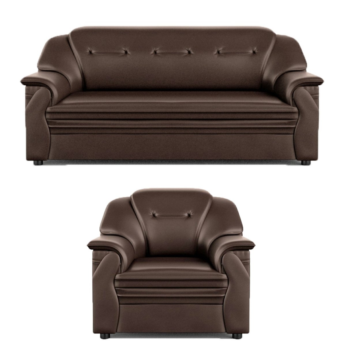Polyurethane Large Series Leatherette Sofa Set - Sekar Lifestyle