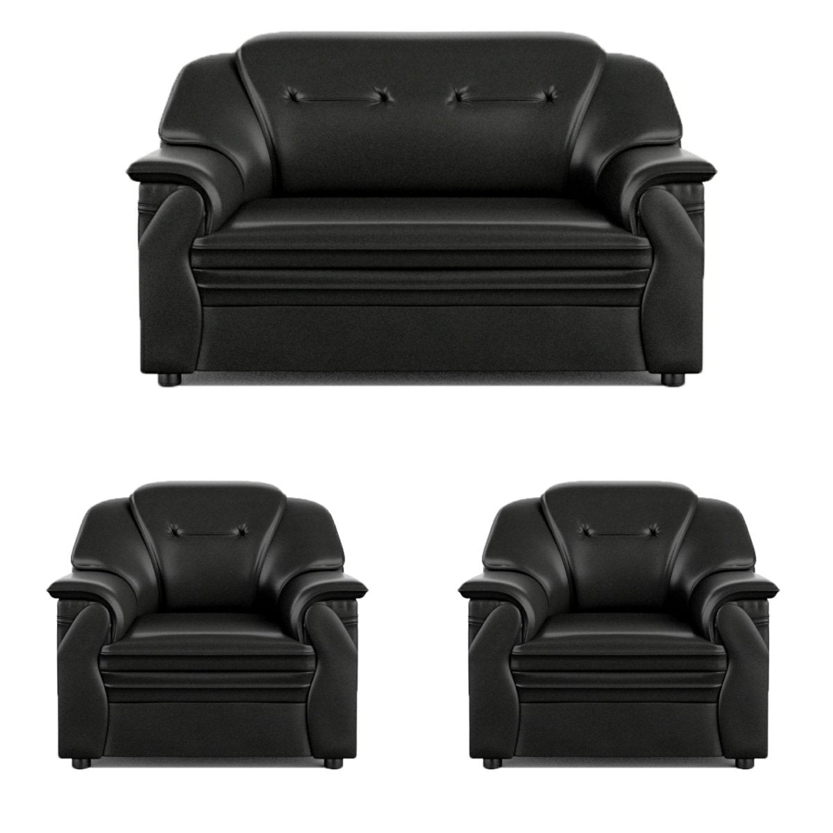 Polyurethane Series Leatherette Sofa Set - Sekar Lifestyle