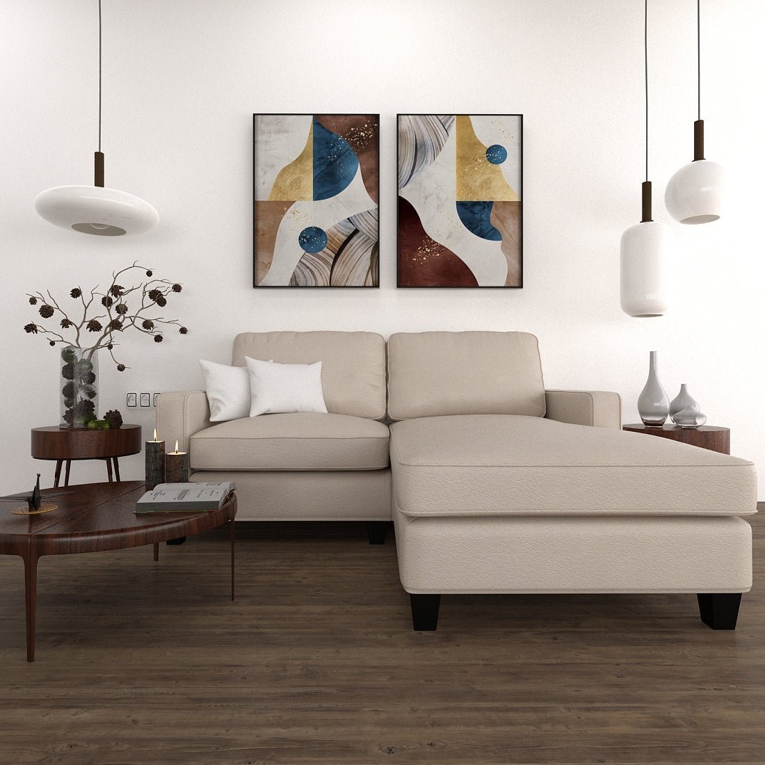 Premium Series L Shape Corner Sofa Set - Sekar Lifestyle