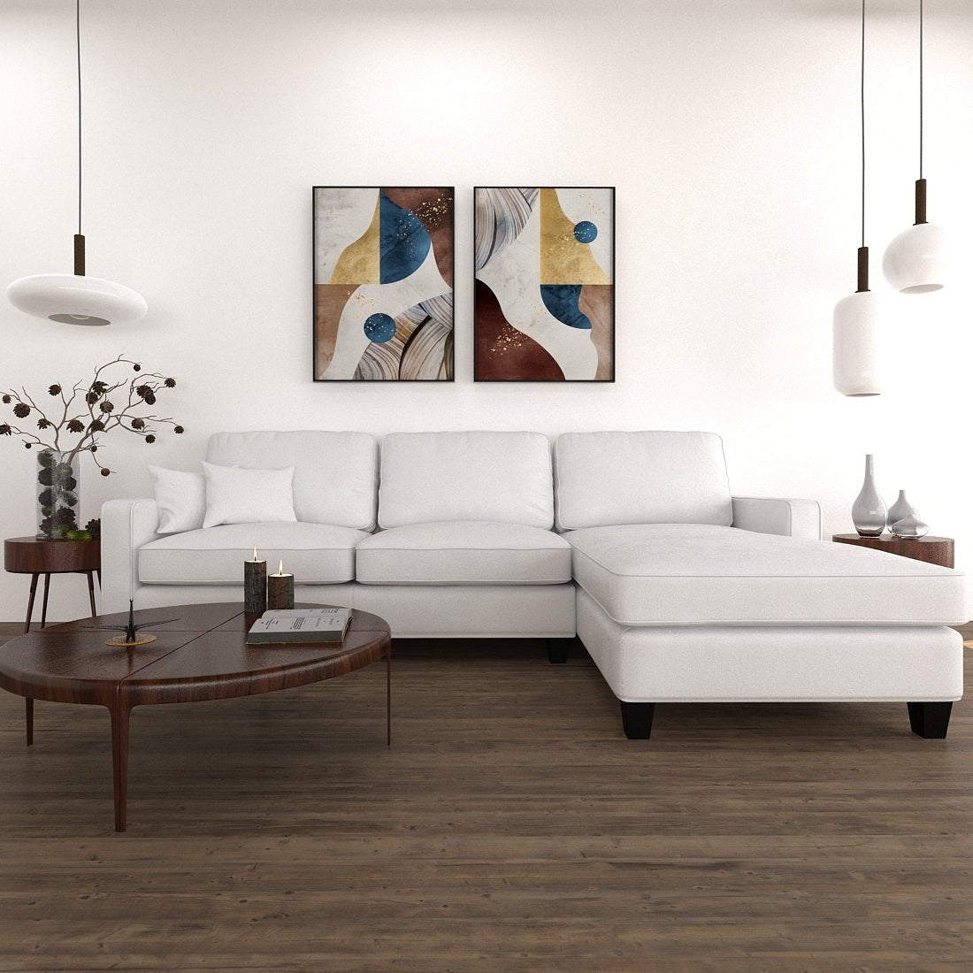 Premium Series L Shape Corner Sofa Set - Sekar Lifestyle