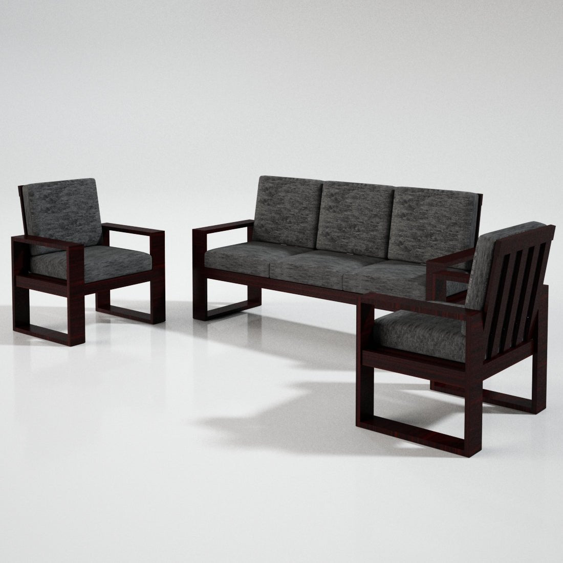 Solidwood Classic Series Sofa Set - Sekar Lifestyle