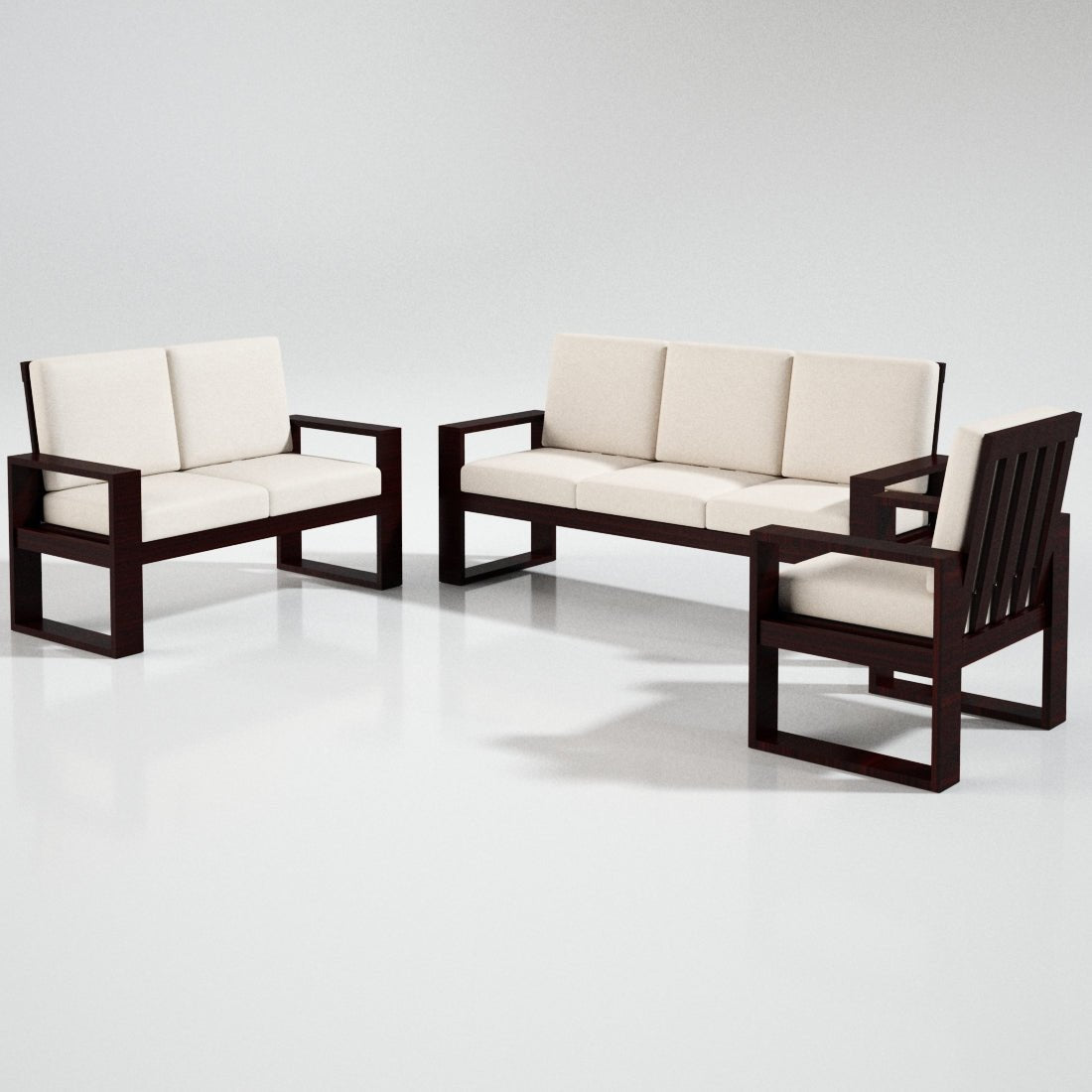 Solidwood Classic Series Sofa Set - Sekar Lifestyle