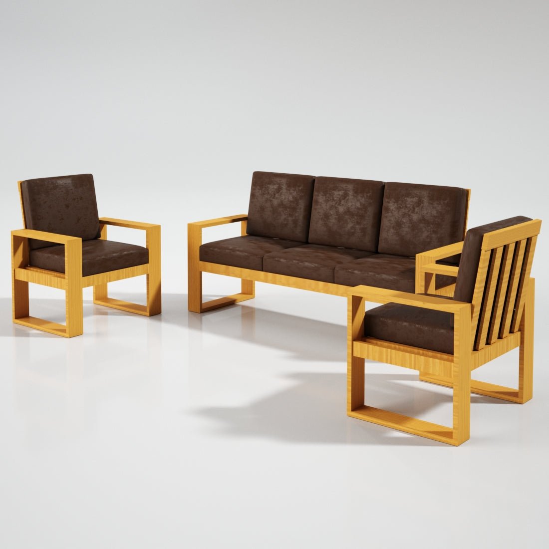 Solidwood Classic Series Sofa Set - Sekar Lifestyle