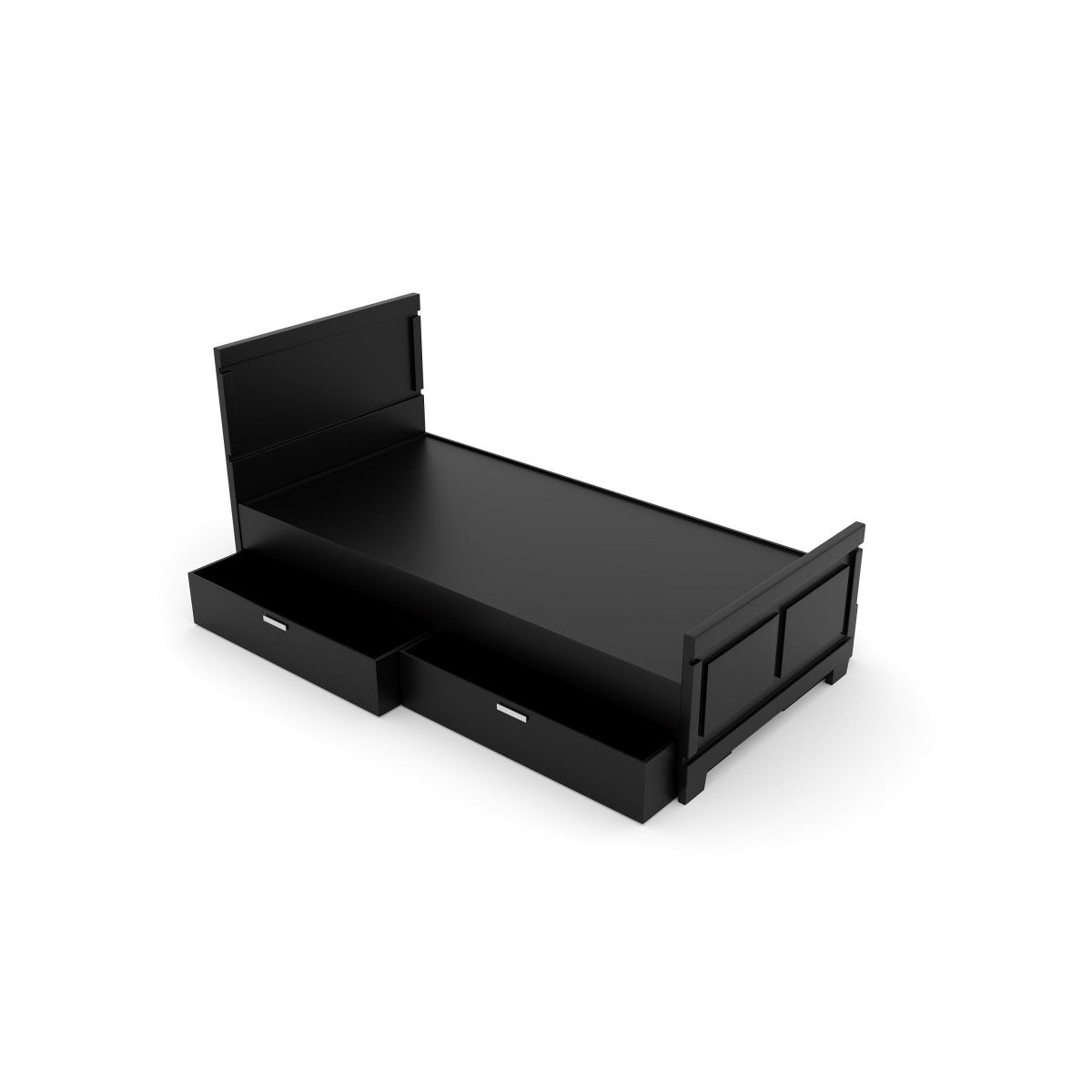 Solidwood Rectangle Series Bed - Sekar Lifestyle