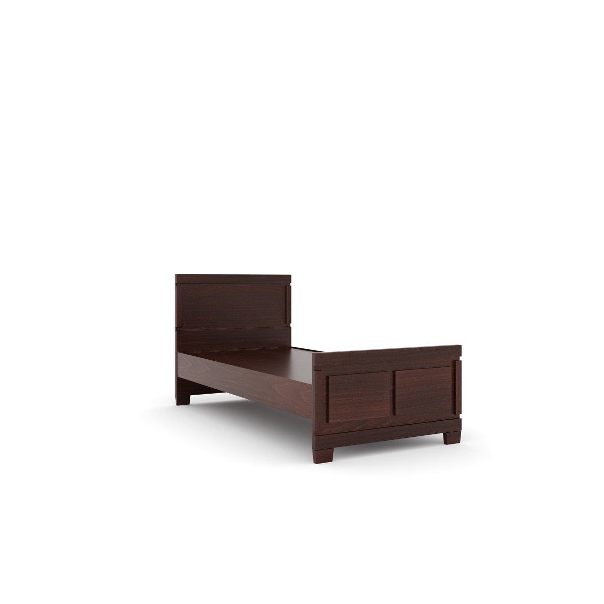 Solidwood Rectangle Series Bed - Sekar Lifestyle