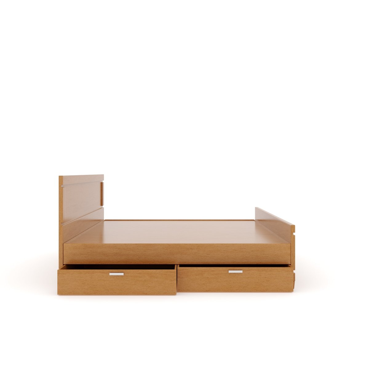Solidwood Rectangle Series Bed - Sekar Lifestyle