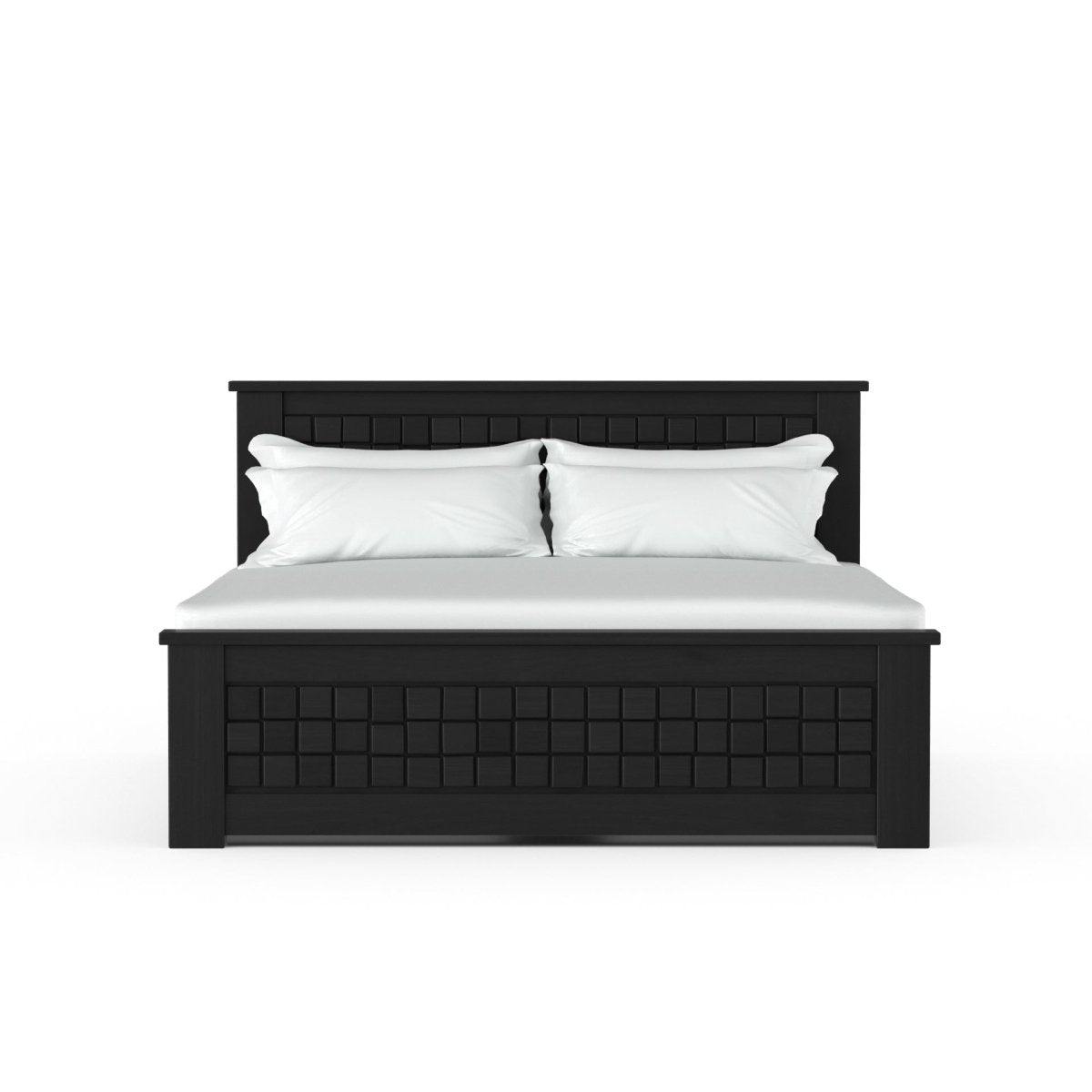 Solidwood Slab Series Bed - Sekar Lifestyle