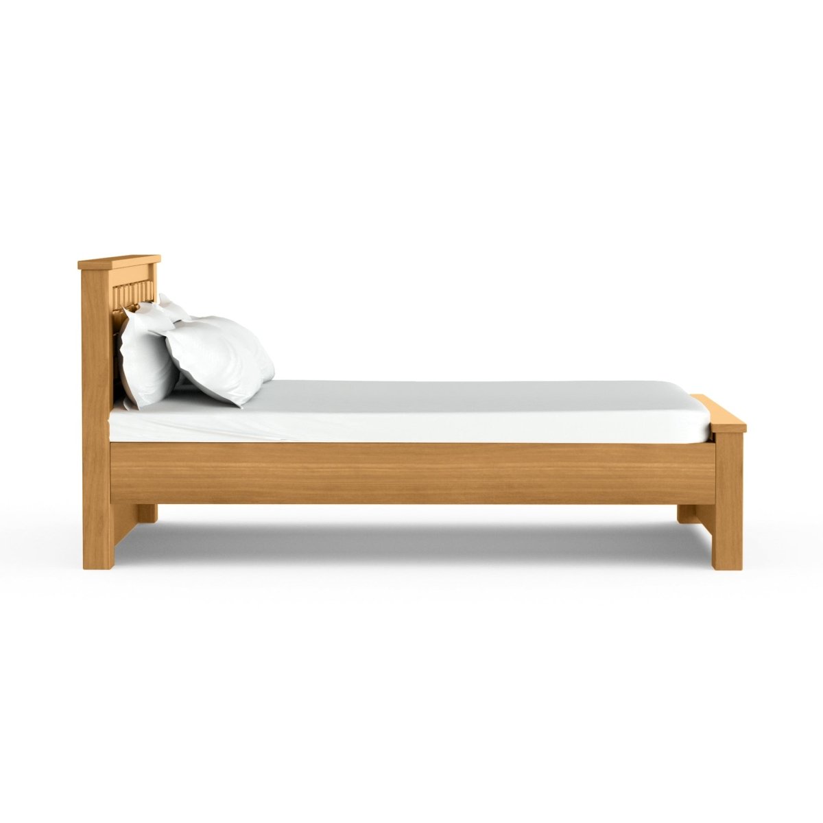 Solidwood Slab Series Bed - Sekar Lifestyle