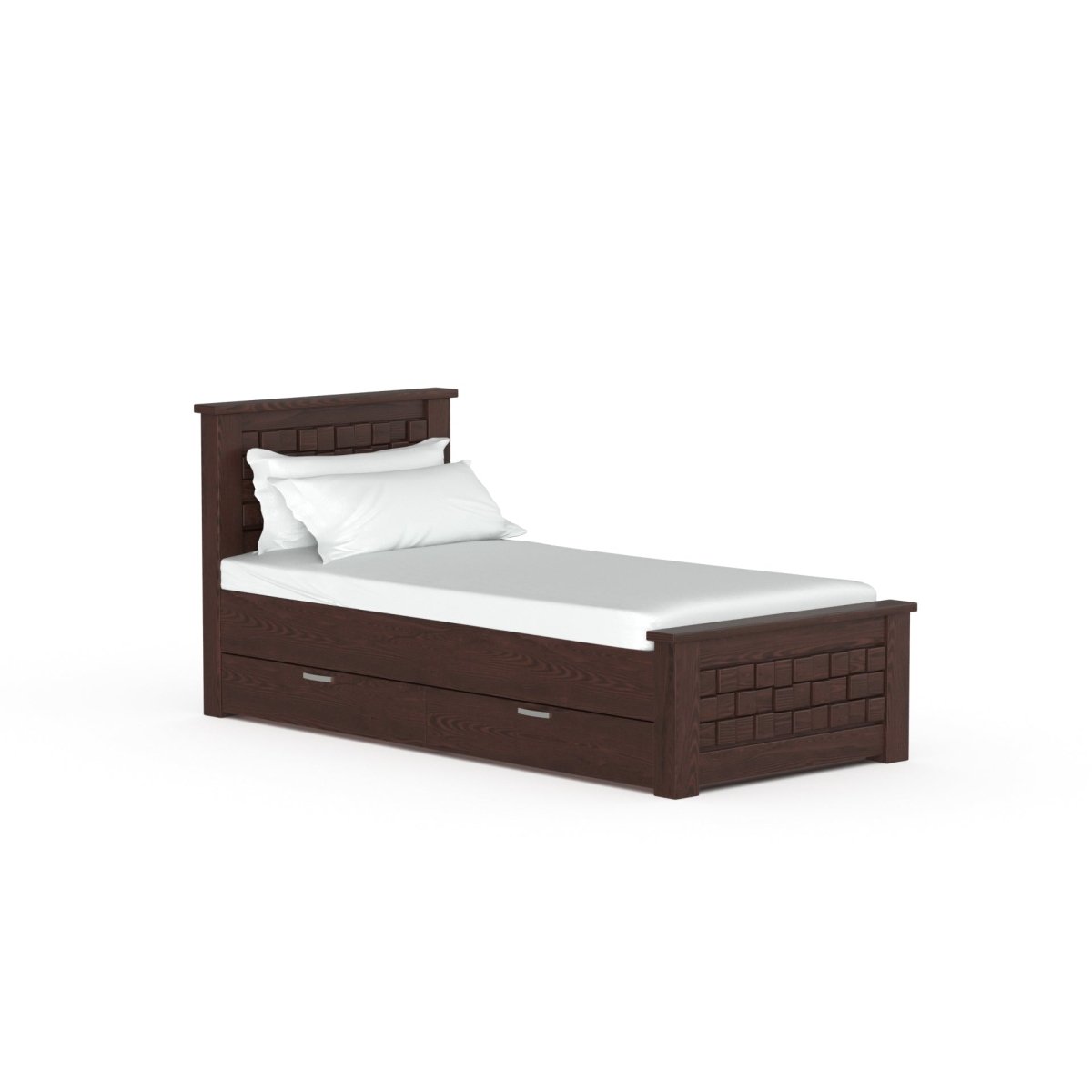 Solidwood Slab Series Bed - Sekar Lifestyle