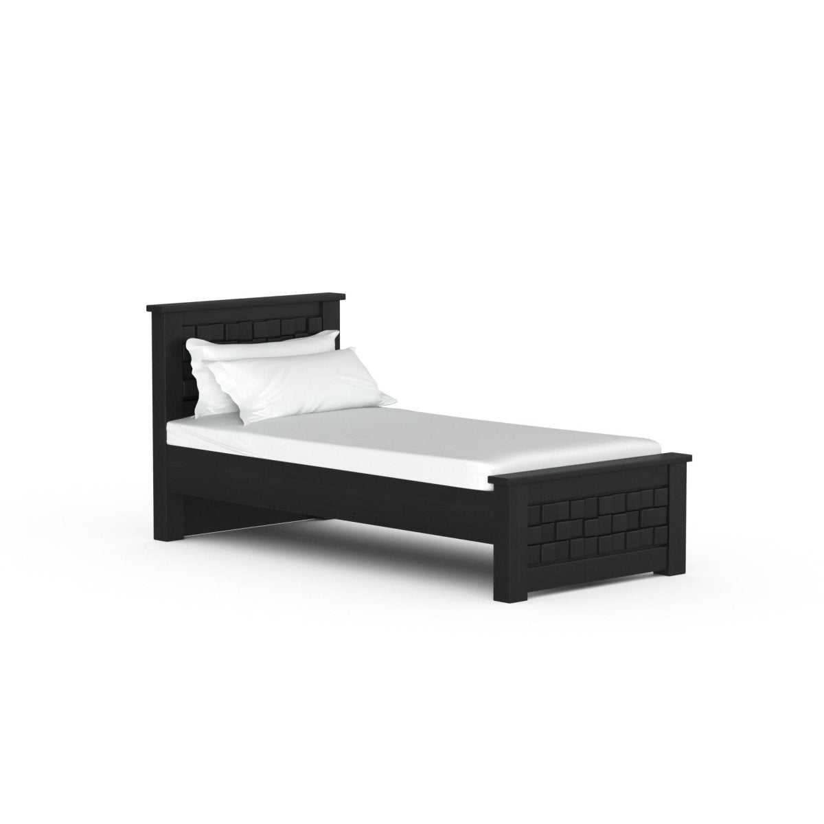 Solidwood Slab Series Bed - Sekar Lifestyle
