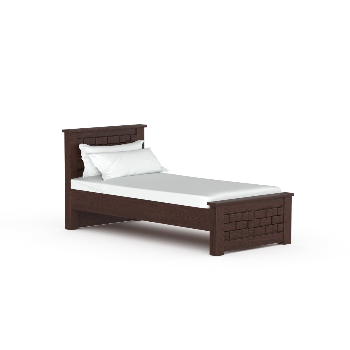 Solidwood Slab Series Bed - Sekar Lifestyle