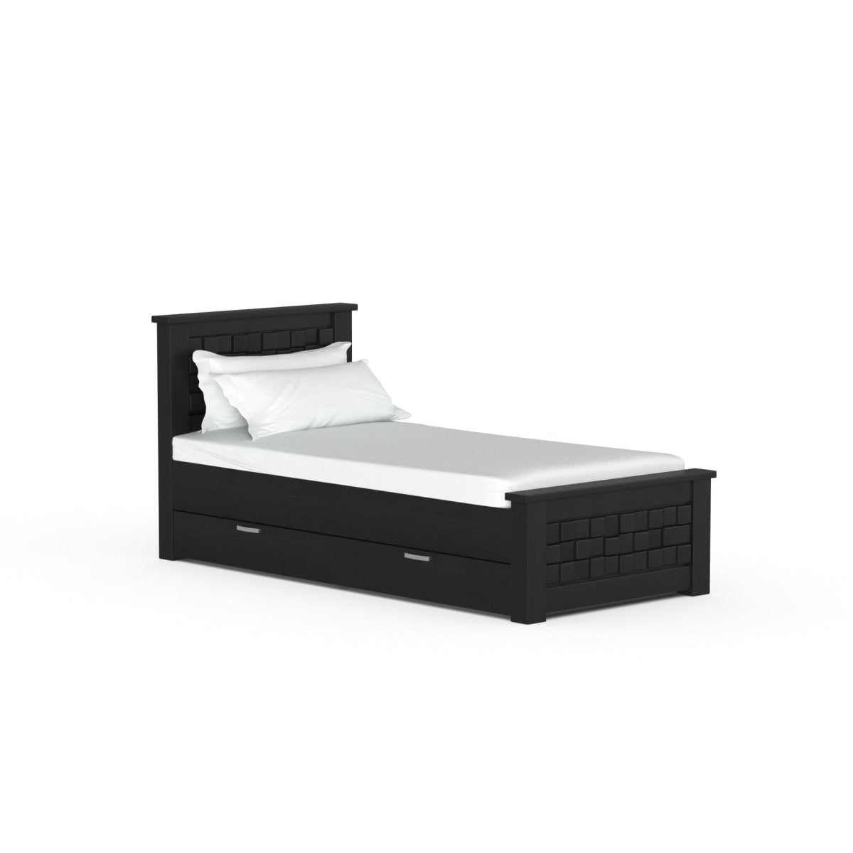 Solidwood Slab Series Bed - Sekar Lifestyle