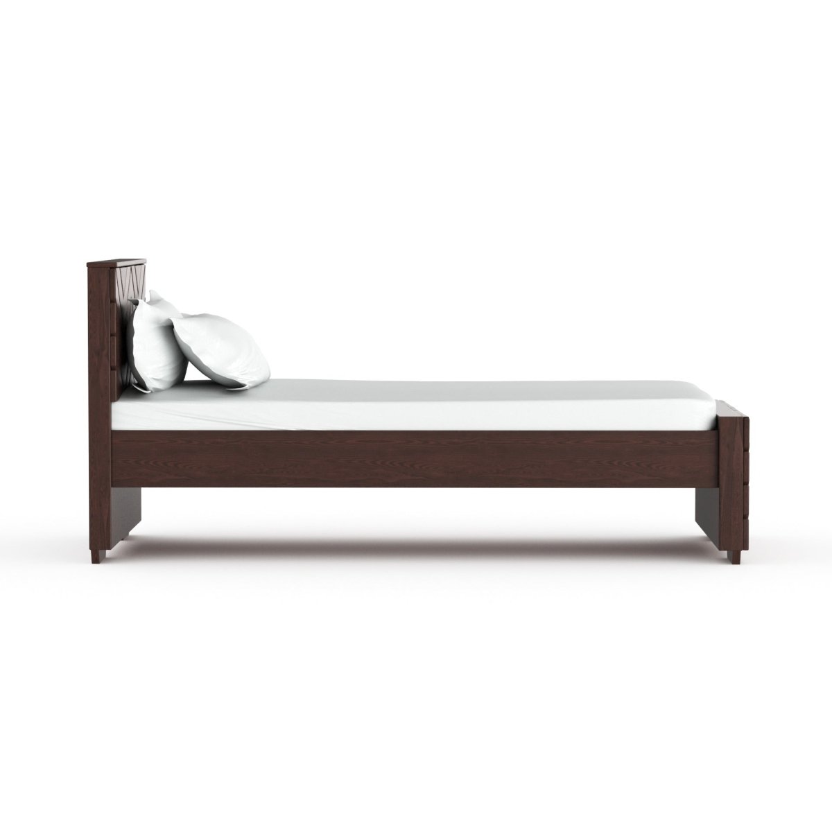 Solidwood Zigzag Series Bed - Sekar Lifestyle