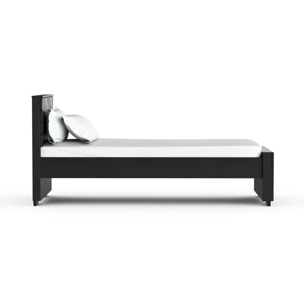 Solidwood Zigzag Series Bed - Sekar Lifestyle