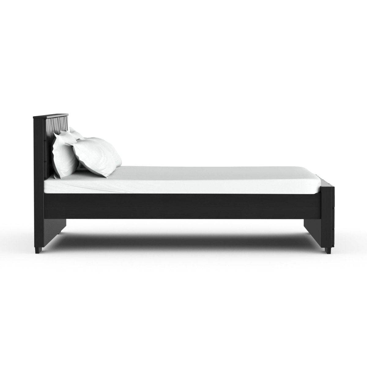 Solidwood Zigzag Series Bed - Sekar Lifestyle