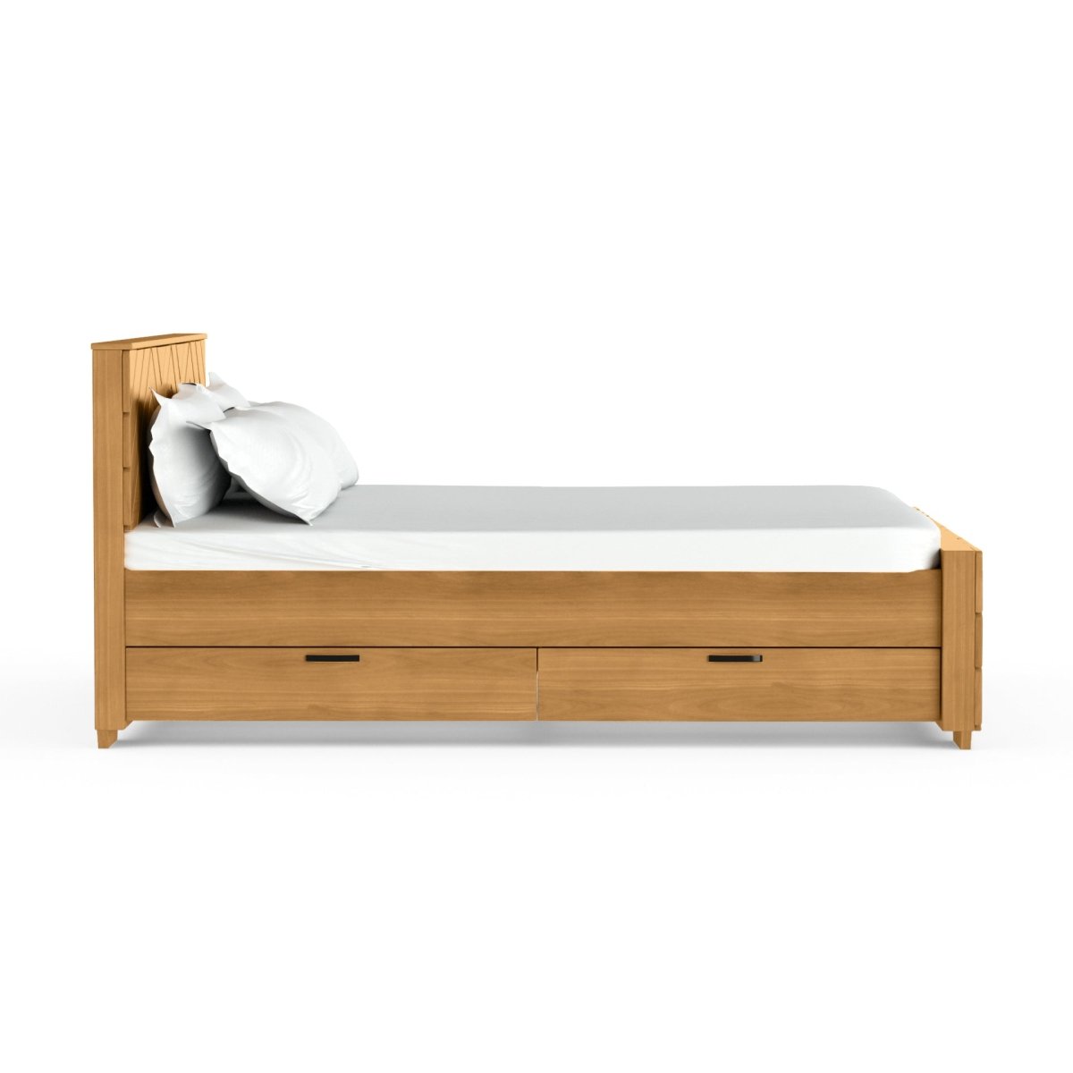 Solidwood Zigzag Series Bed - Sekar Lifestyle