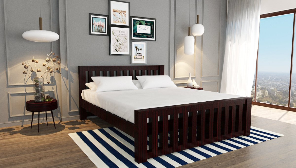 Teak Wood Classic Bed Series - Sekar Lifestyle