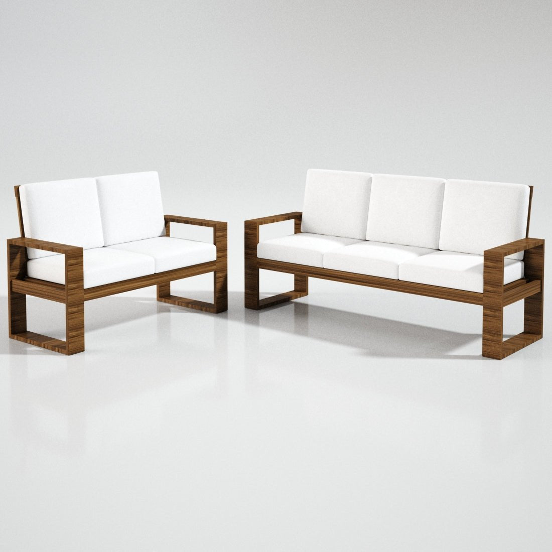 Teak Wood Classic Series Sofa Set - Sekar Lifestyle