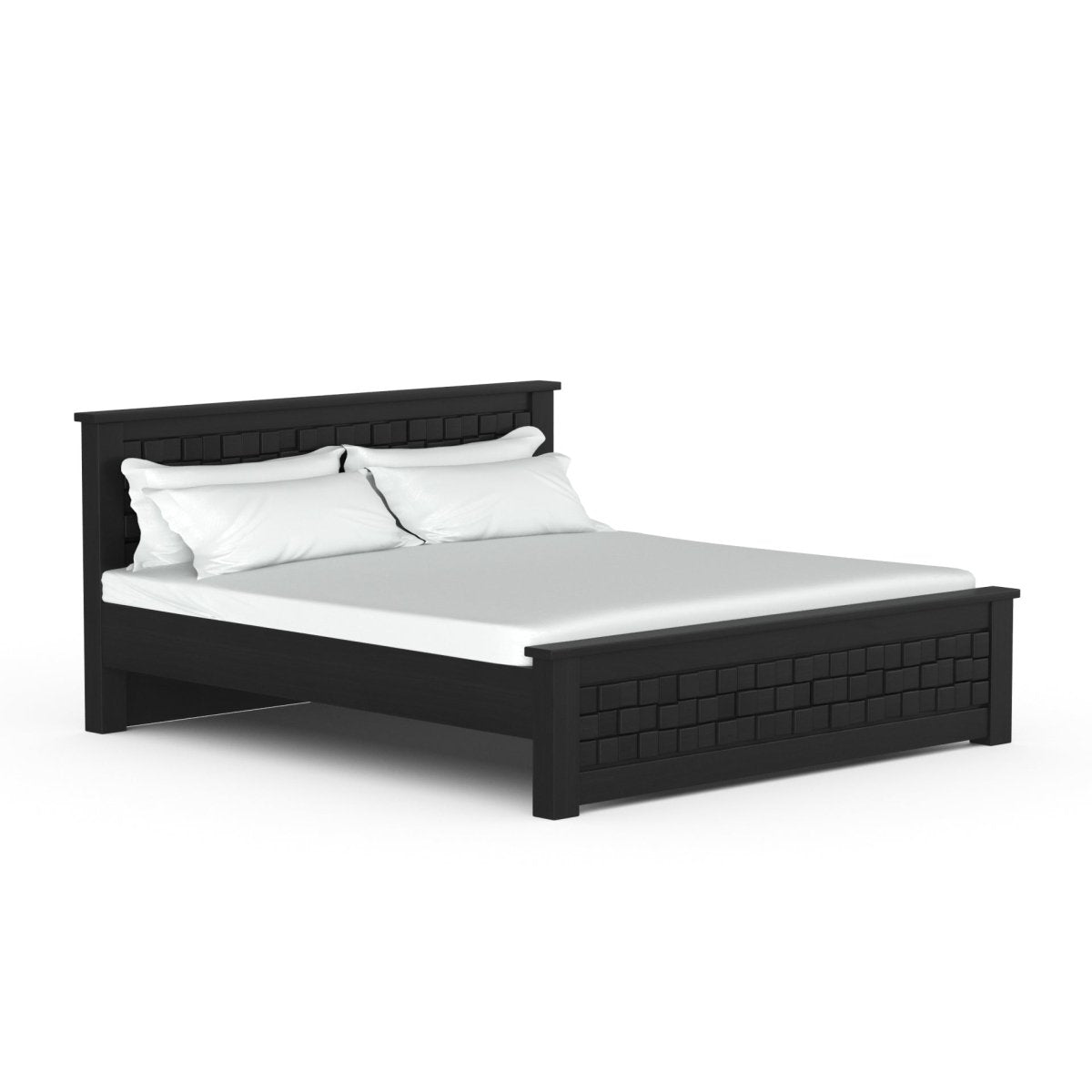 Teak Wood Slab Series Bed - Sekar Lifestyle