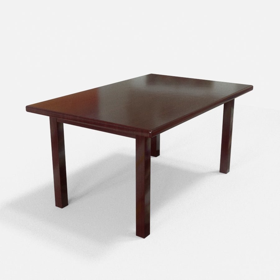 Teak Wood Standard Series Rectangle Dining Table Set - Sekar Lifestyle