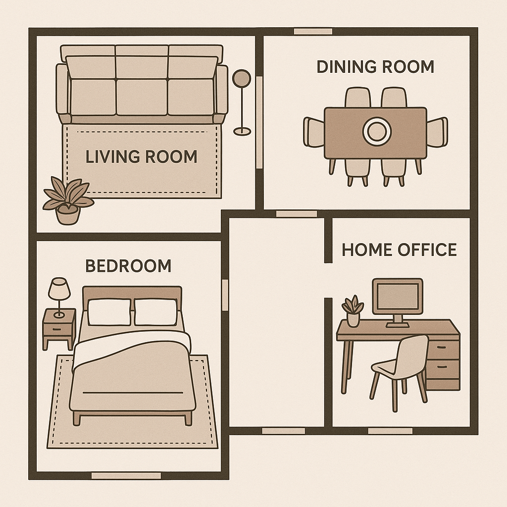 How to Plan Furniture for a New Home: A Room-by-Room Guide - Sekar Lifestyle