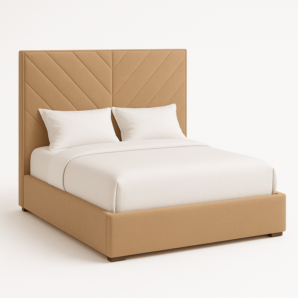 Adyar Elegance Bed – Premium Upholstered Comfort - Sekar Lifestyle