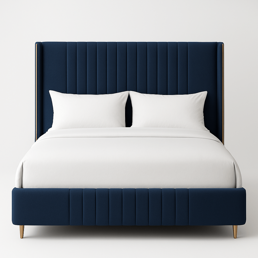 Alwarpet Dream Bed – Premium Upholstered Bed with Headboard - Sekar Lifestyle
