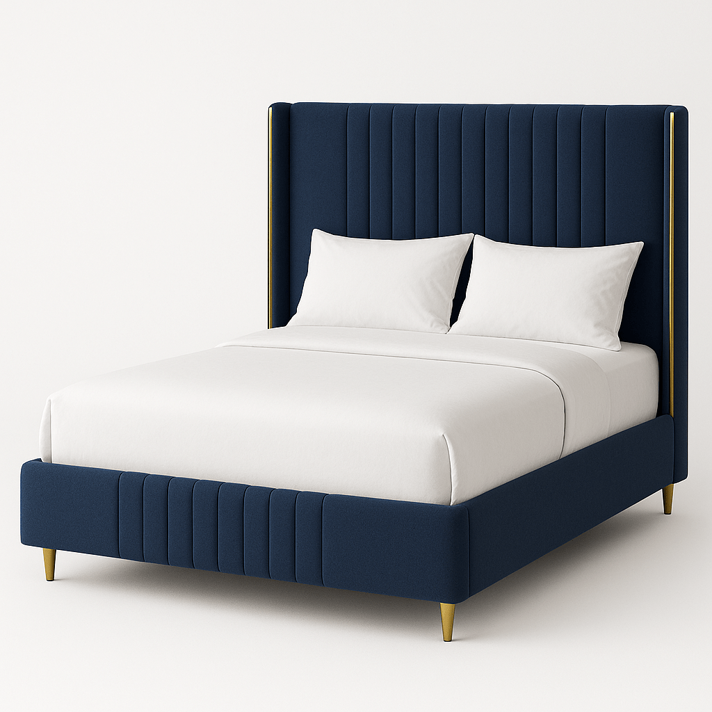 Alwarpet Dream Bed – Premium Upholstered Bed with Headboard - Sekar Lifestyle