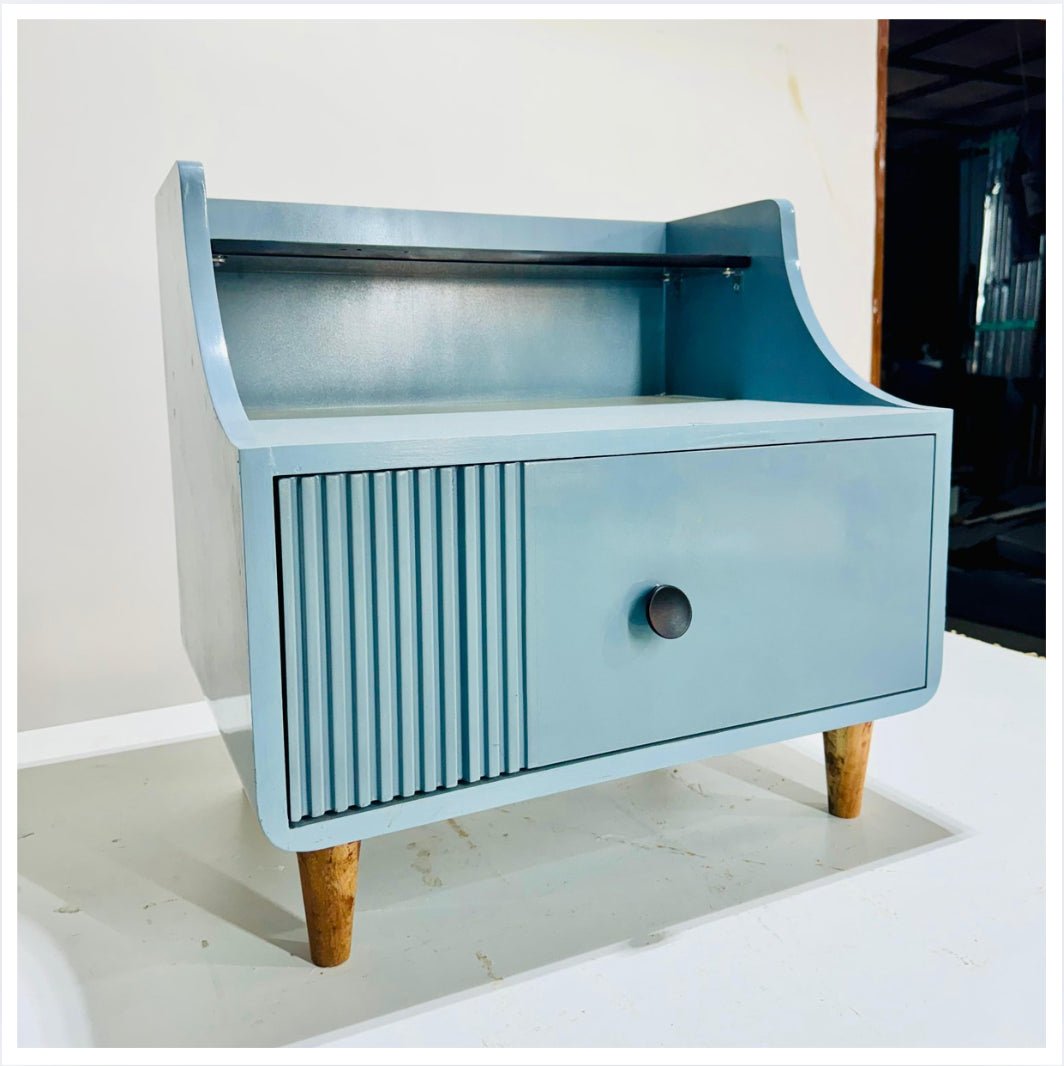 Azure Harmony Side Table - Light Blue - Sekar Lifestyle