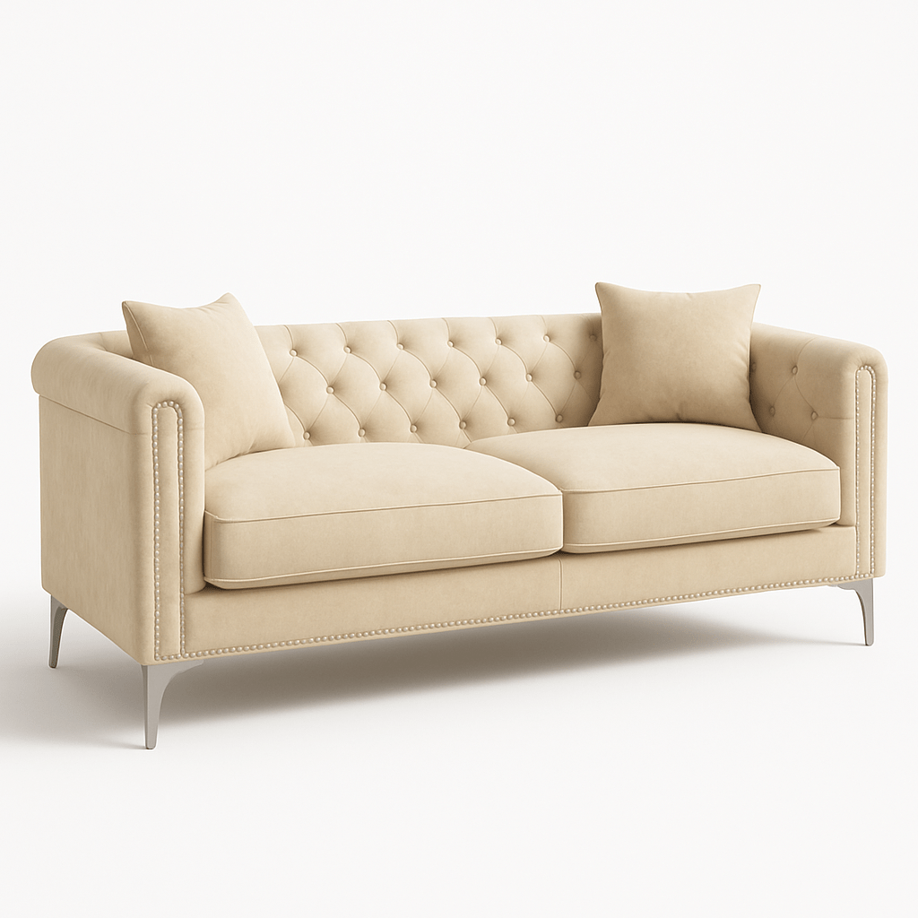 Bombay Bliss Seating – Classic Chesterfield Sofa for Modern Homes - Sekar Lifestyle