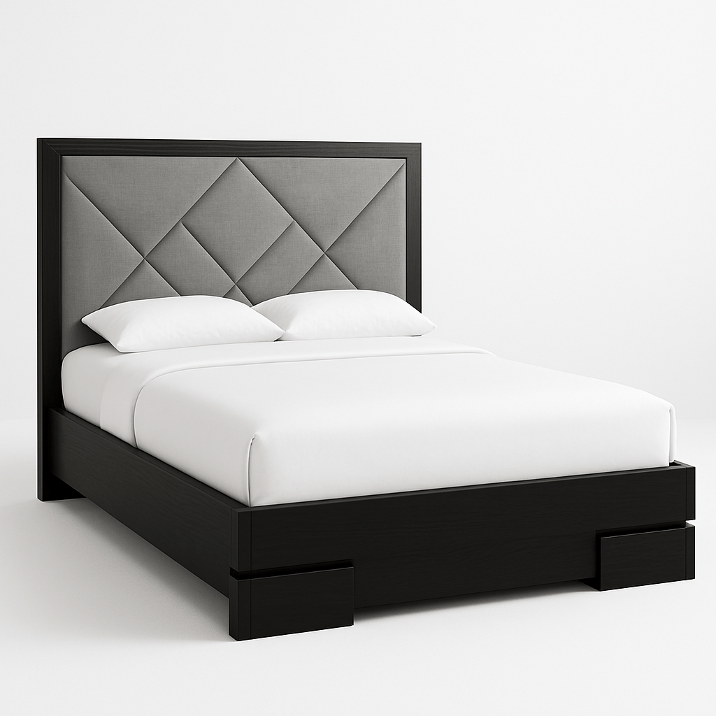 Chetpet Royal Comfort – Designer Upholstered Bed Frame - Sekar Lifestyle