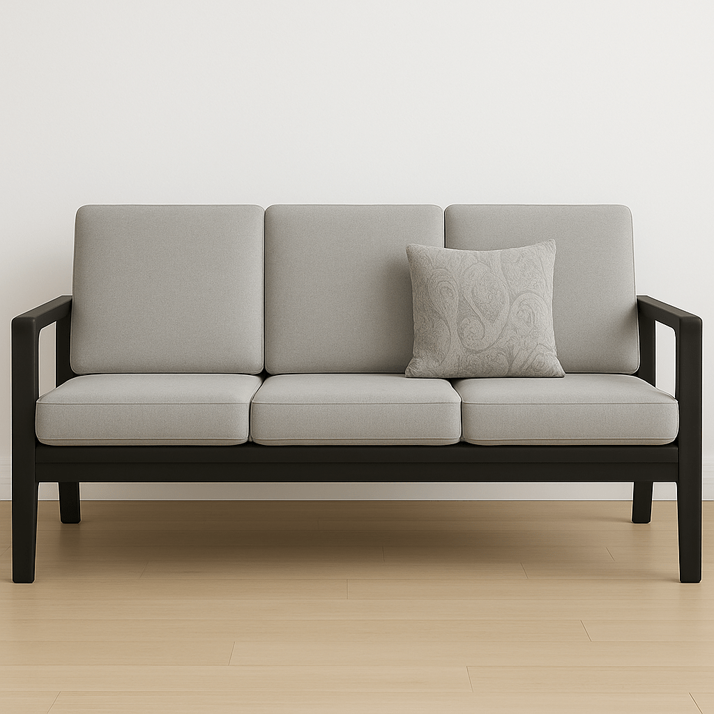 Chola Heritage Series – Luxury Handcrafted Wooden Sofa - Sekar Lifestyle