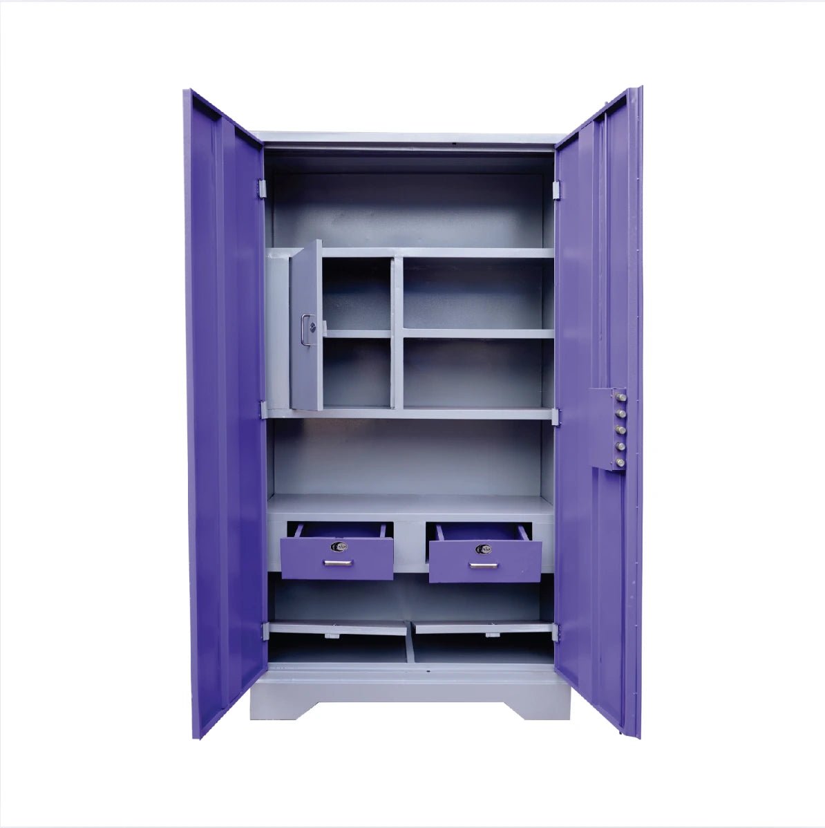 Classic Steel Almirah Model X2 (78x42x20 inches) - Sekar Lifestyle