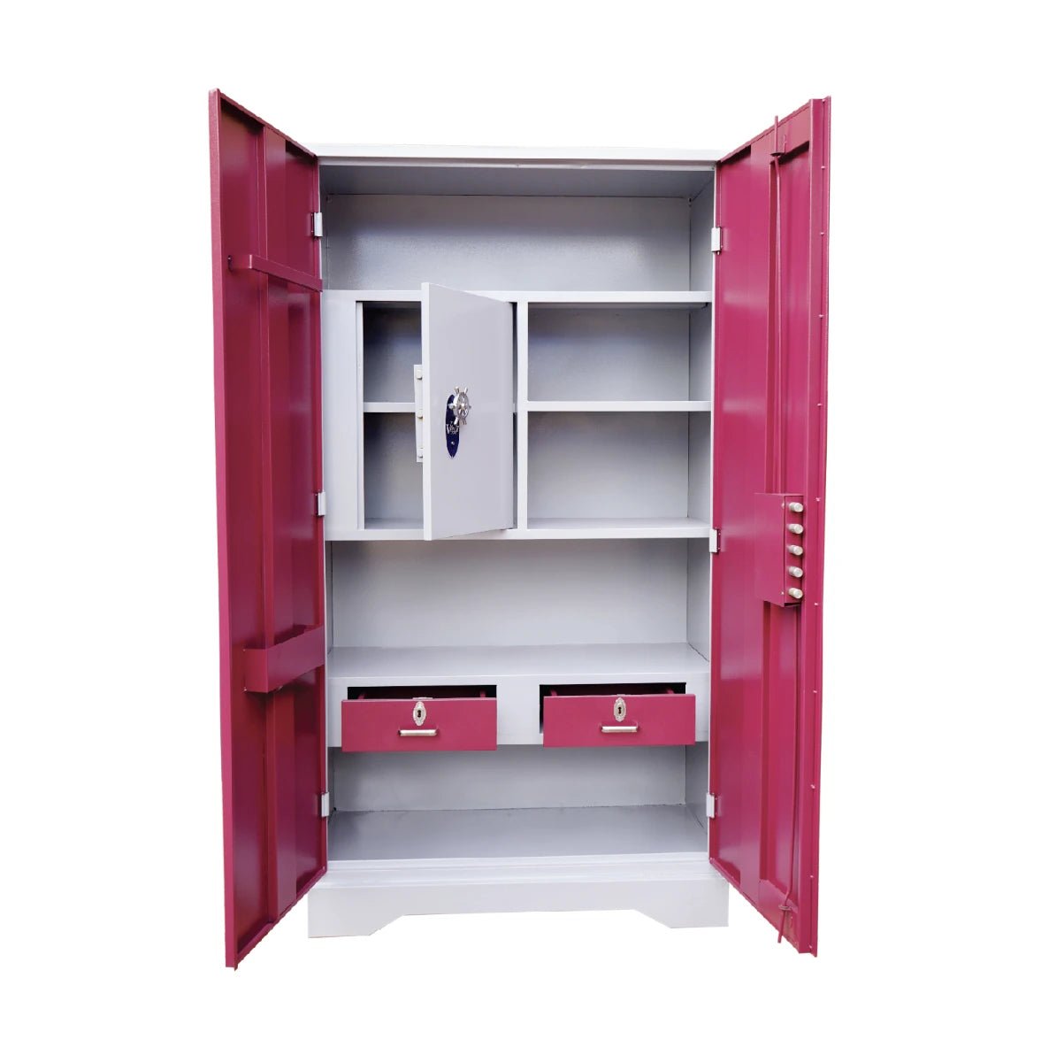 Classic Steel Almirah Model X3 (78x42x20 inches) - Sekar Lifestyle