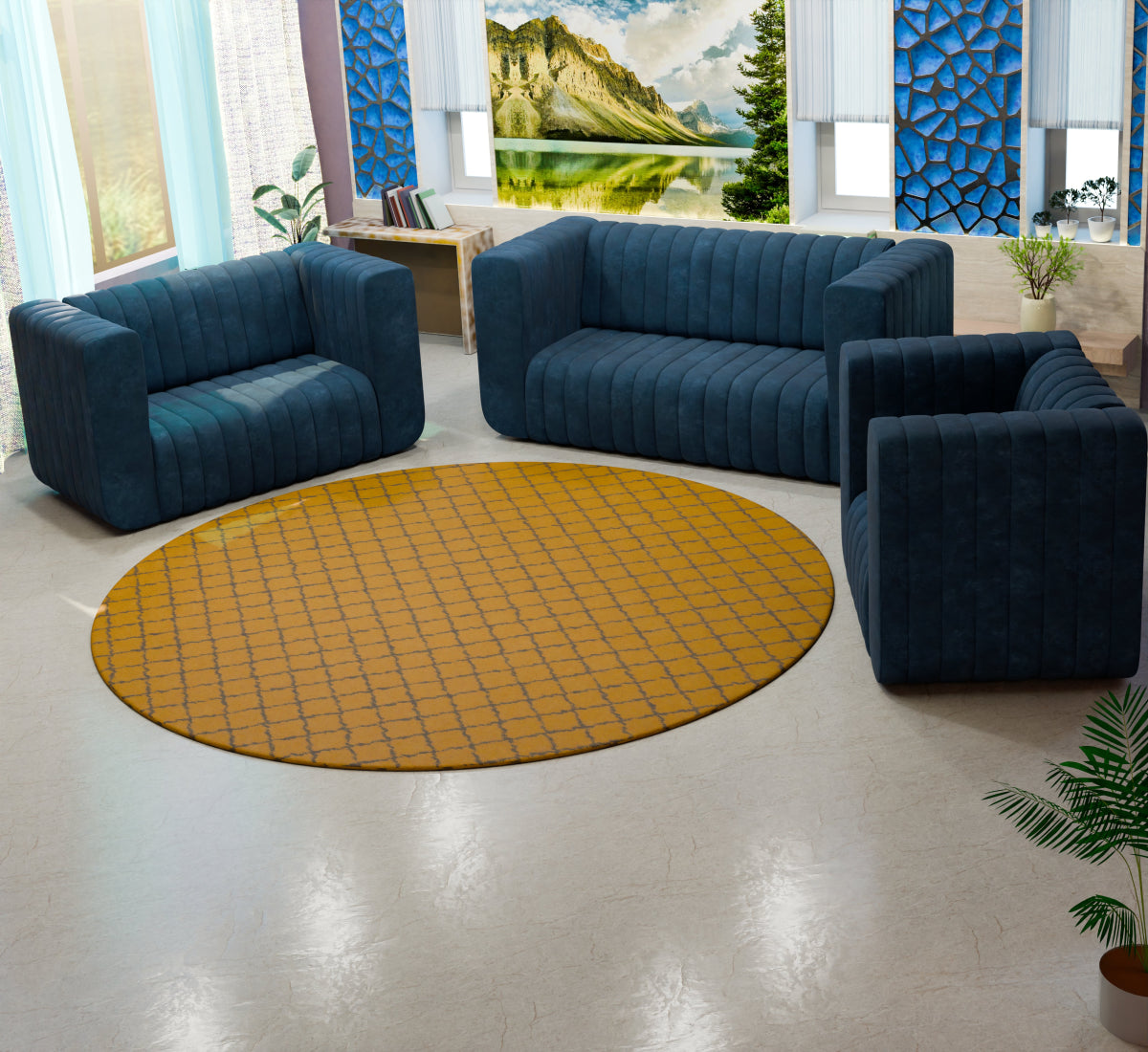 Comfort Cove Series Fabric Sofa - Sekar Lifestyle